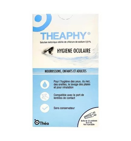 Théa – Theaphy Hygiène Oculaire, 10 unidoses