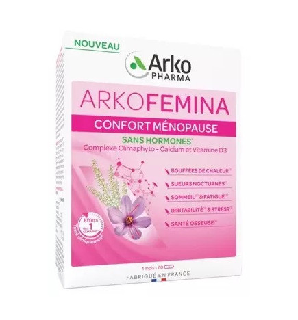 Arkofemina – Confort ménopause, 60 gélules