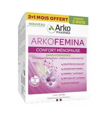 Arkofemina – Confort ménopause, 180 gélules