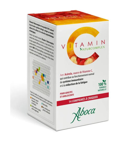 VITAMIN C NATURCOMPLEX – Energie Bio Avec Acerola, 14 Comprimés