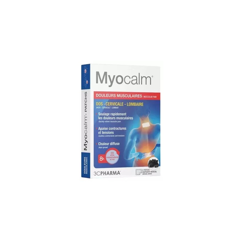3C Pharma Myocalm Douleurs Musculaires 4 Patchs
