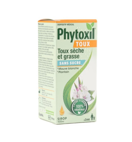 Phytoxil – Sirop Toux Sèche et Grasse Sans Sucre, 100 ml