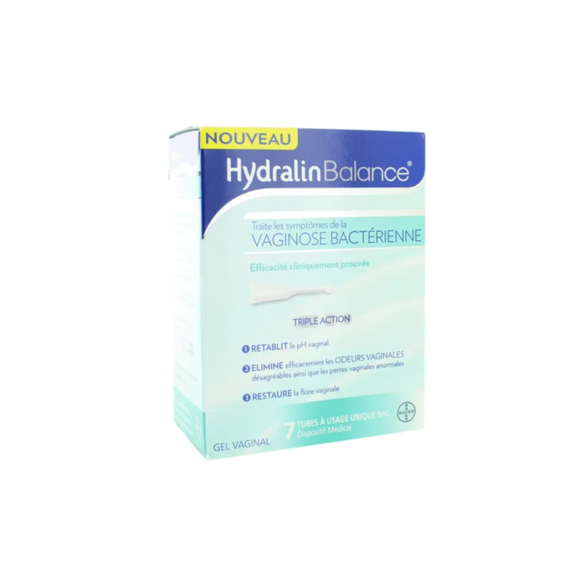 Hydralin Balance Ovule vaginal Vaginose bactérienne x7
