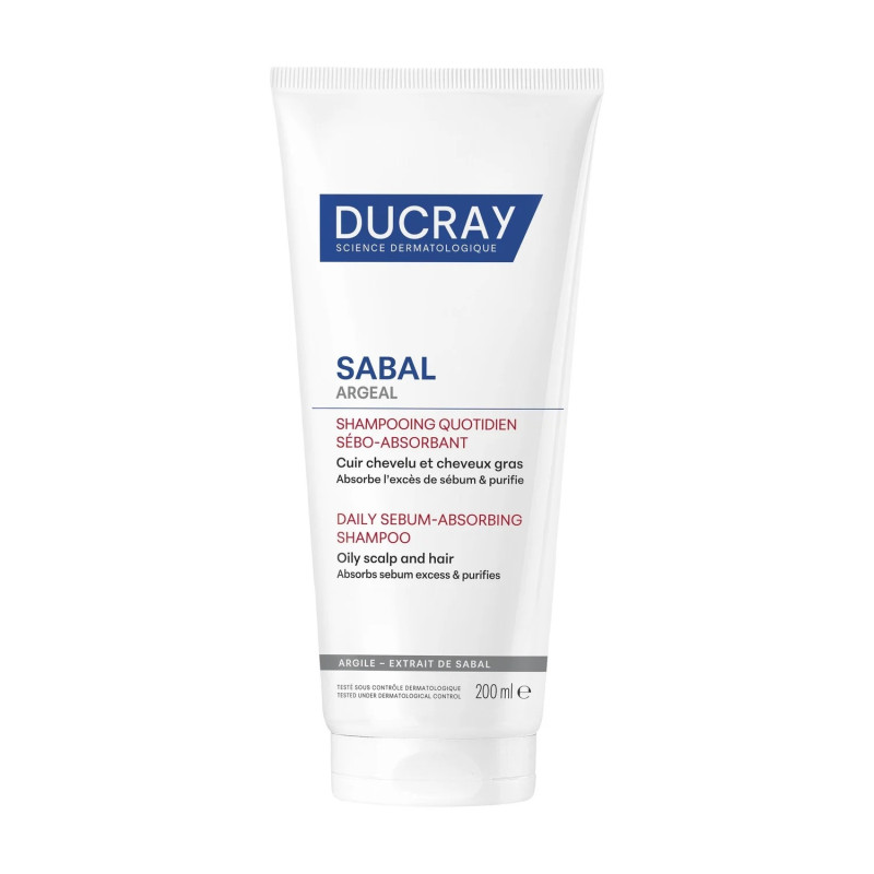 Ducray Shampooing Quotidien Sébo-absorbant Sabal Argeal 200ml