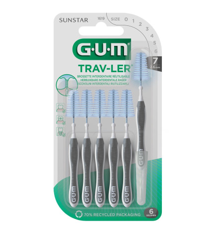 GUM – Brossettes Indentaires Travler 2.6mm