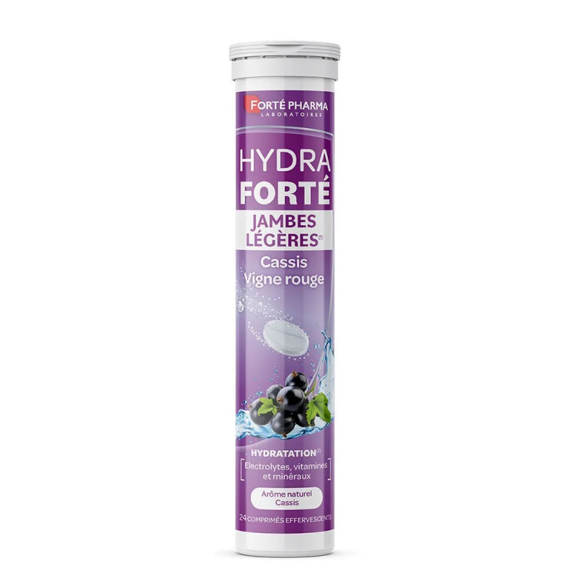 Forté Pharma Hydra Forté Jambes Légères Cassis Vigne Rouge x24 Comprimés