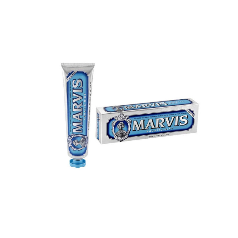 Marvis Dentifrice Menthe Aquatique Bleu, 85ml