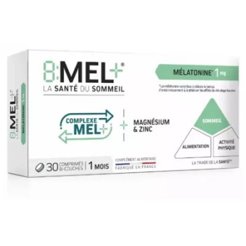 8Mel+ Mélatonine 1 mg 30...