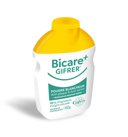 Gifrer – Bicare Plus Poudre blancheur Fraîcheur Menthe Verte 60g