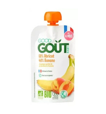 Good Goût – Purée Abricot Banane – Dès 4 mois – 120g