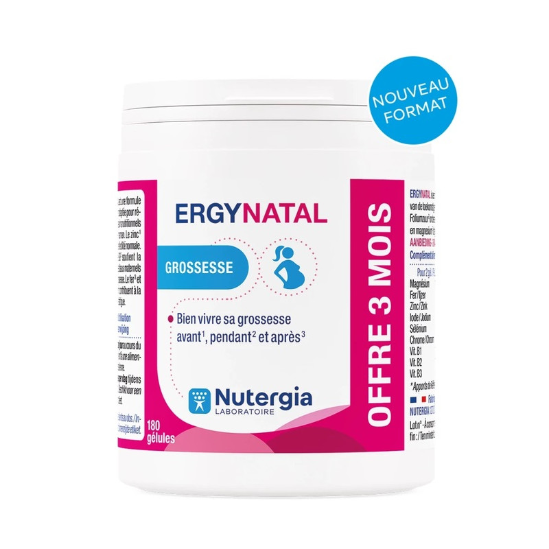 Nutergia Ergynatal Grossesse, 180 Gélules
