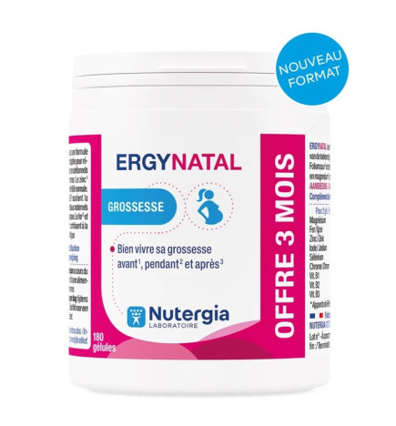 Nutergia – Ergynatal Grossesse, 180 Gélules