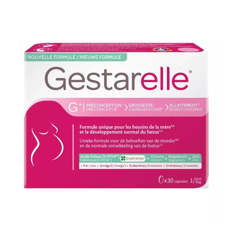 Iprad Gestarelle G+ Préconception, Grossesse et Allaitement, 30 Capsules