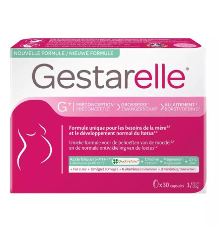 Gestarelle – G+ Préconception Grossesse & Allaitement, 30 capsules