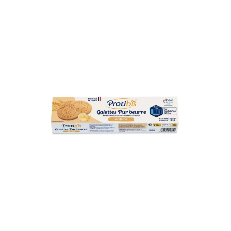 Protibis Galettes pur beurre saveur citron boite de 16 galettes