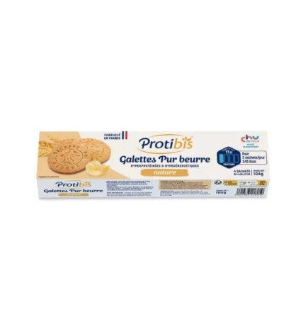 Protibis – Galettes pur beurre saveur citron boite de 16 galettes