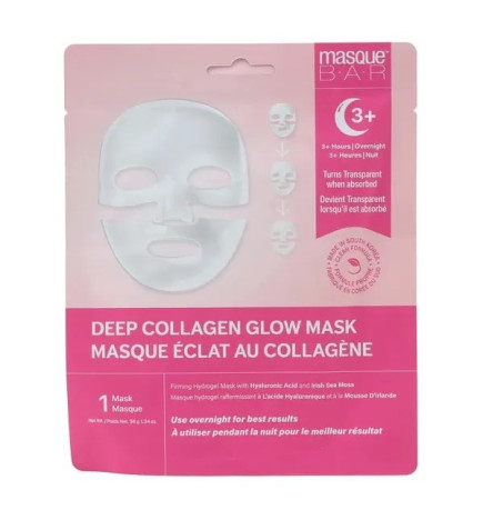 MASQUE BAR – masque éclat au collagène, visage, tous types de peaux, 38 g