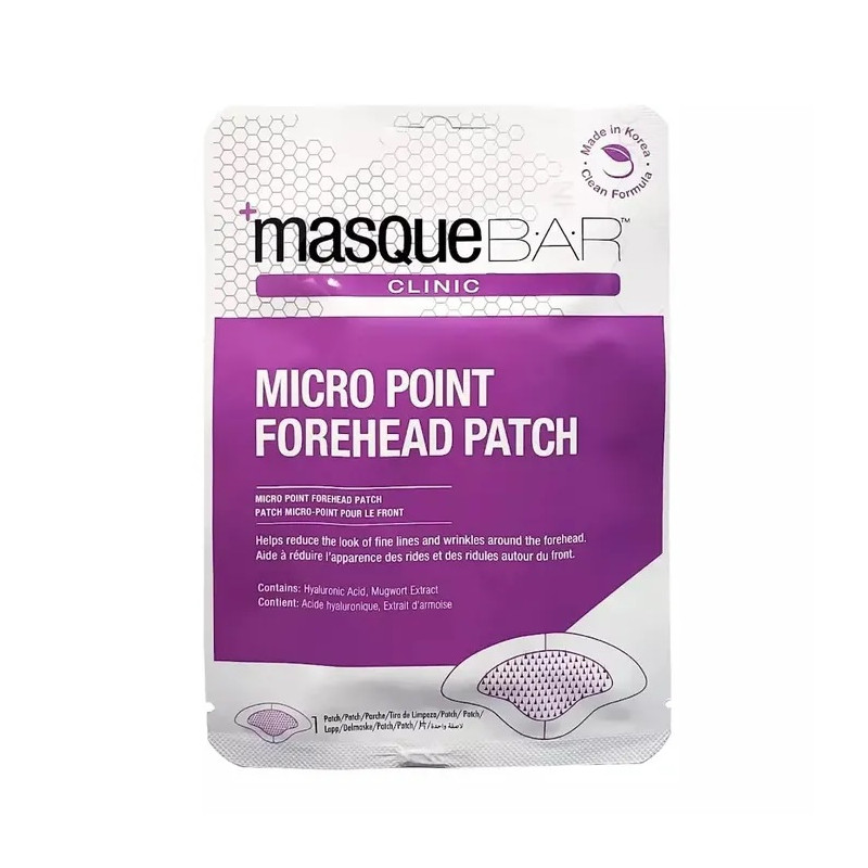 Masque Bar Patch Micro-Point Pour le Front Tous Types de Peaux, 1 Patch