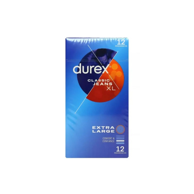 Durex Classic Jeans XL Préservatifs