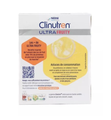 Clinutren – Ultra Fruity saveur ananas, 200 ml x4