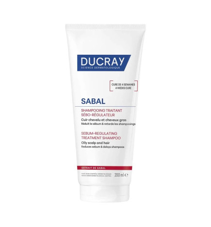 Ducray – Sabal shampooing traitant séborégulateur, 200 ml