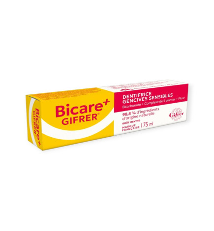 Gifrer – Bicare+ Dentifrice Goût Menthe 75ml