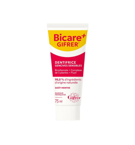 Gifrer – Bicare+ Dentifrice Goût Menthe 75ml