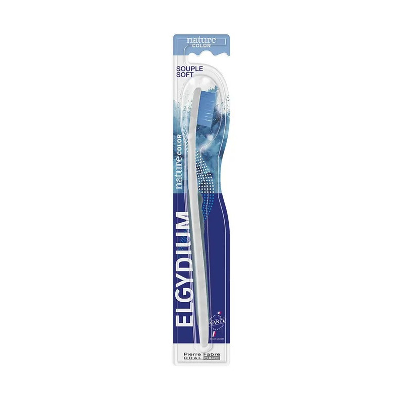 ELGYDIUM Brosse à Dents Souple Soft Nature Color x1 brosse