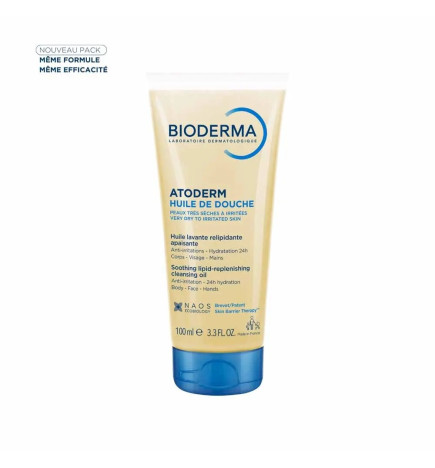 Bioderma – Atoderm huile de douche, peaux très sèches à irritées, 100 ml
