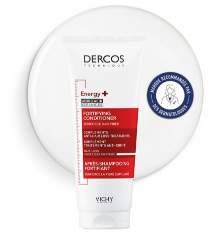 Vichy – Dercos Energy+ après-shampooing fortifiant, 200 ml