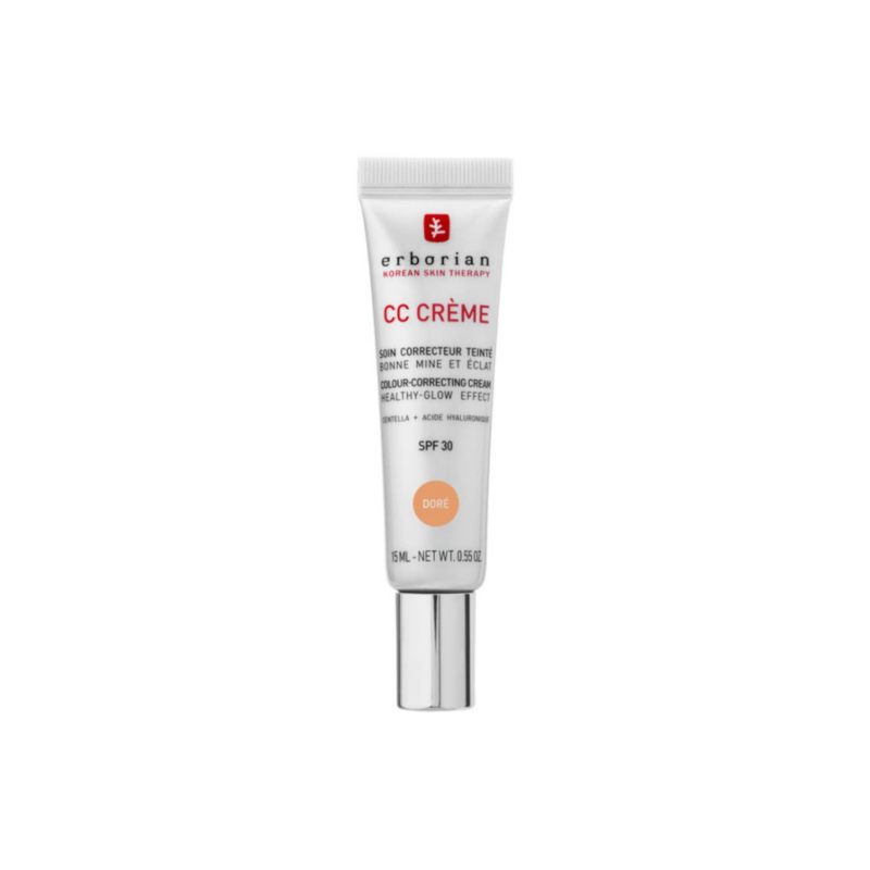 Erborian CC Crème Soin Correcteur Teinté Bonne Mine et Éclat Doré, 40ml