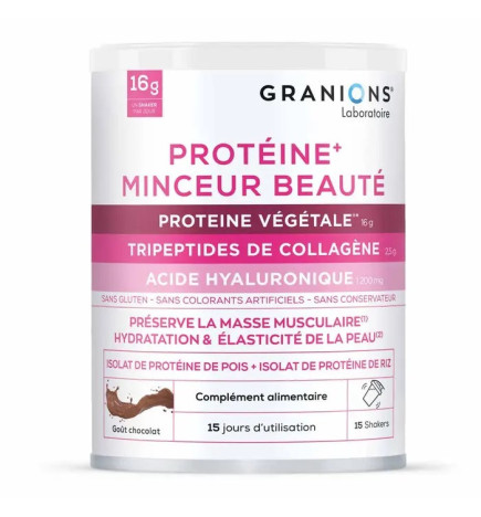 Granions – Protéine Végétale + Collagène Minceur Beauté 275g