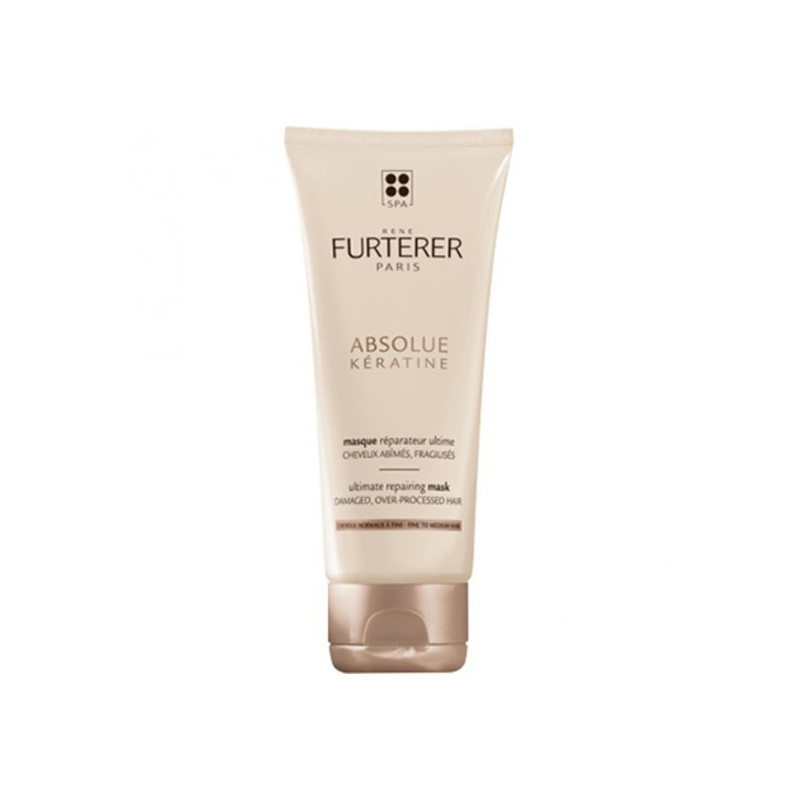 René furterer absolue kératine masque réparateur ultime cheveux fins tube 100ml