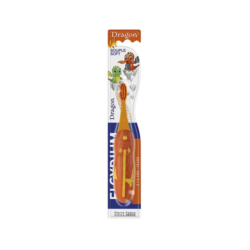 Elgydium Brosse à Dents Kids Dragon 2/6 ans