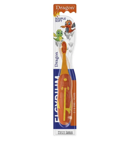 Elgydium – brosse à dents kids Dragon 2–6 ans