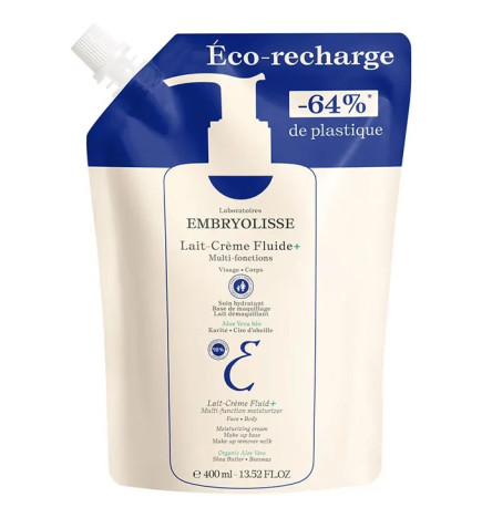 Embryolisse – Lait-Crème Fluide+ Éco-Recharge, 400 ml