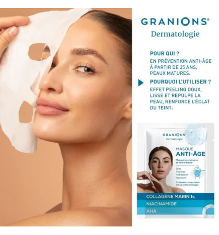 Granions – Masque éclat seconde peau antiâge  1 unité