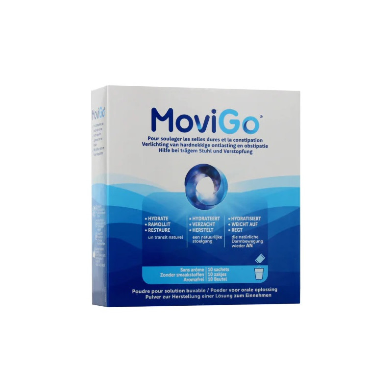 MOVIGO Selles Dures & Constipation, 10 Sachets