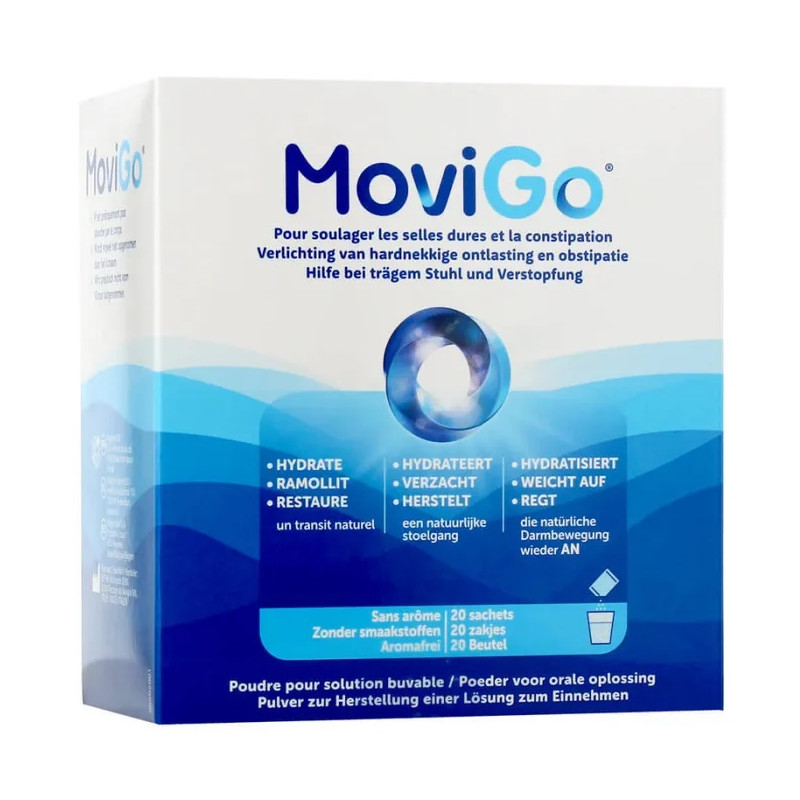 MOVIGO Selles Dures & Constipation, 20 Sachets