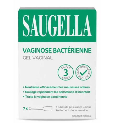 Saugella – Vaginose Bactérienne, 7 tubes applicateurs