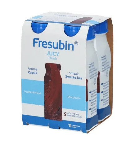 Fresubin – Jucy Drink Arôme cassis 4x200 ml
