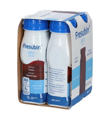 Fresubin – Jucy Drink Arôme cassis 4x200 ml