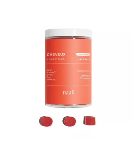 Naali – Gummies Cheveux pousse et force - 60 gommes