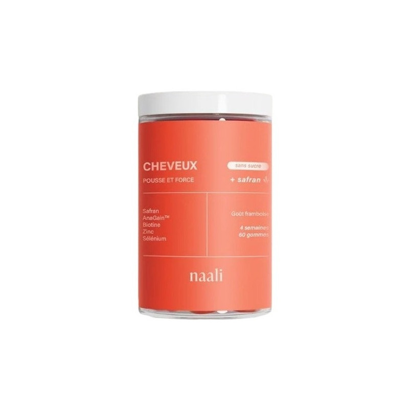 NAALI Gummies Cheveux pousse et force - 60 gommes