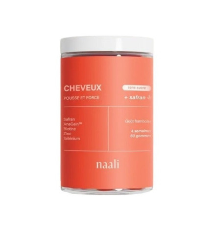 Naali – Gummies Cheveux pousse et force - 60 gommes