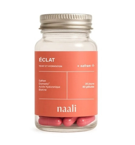 Naali – Eclat du Teint Acide Hyaluronique + Safran - 60 gélules