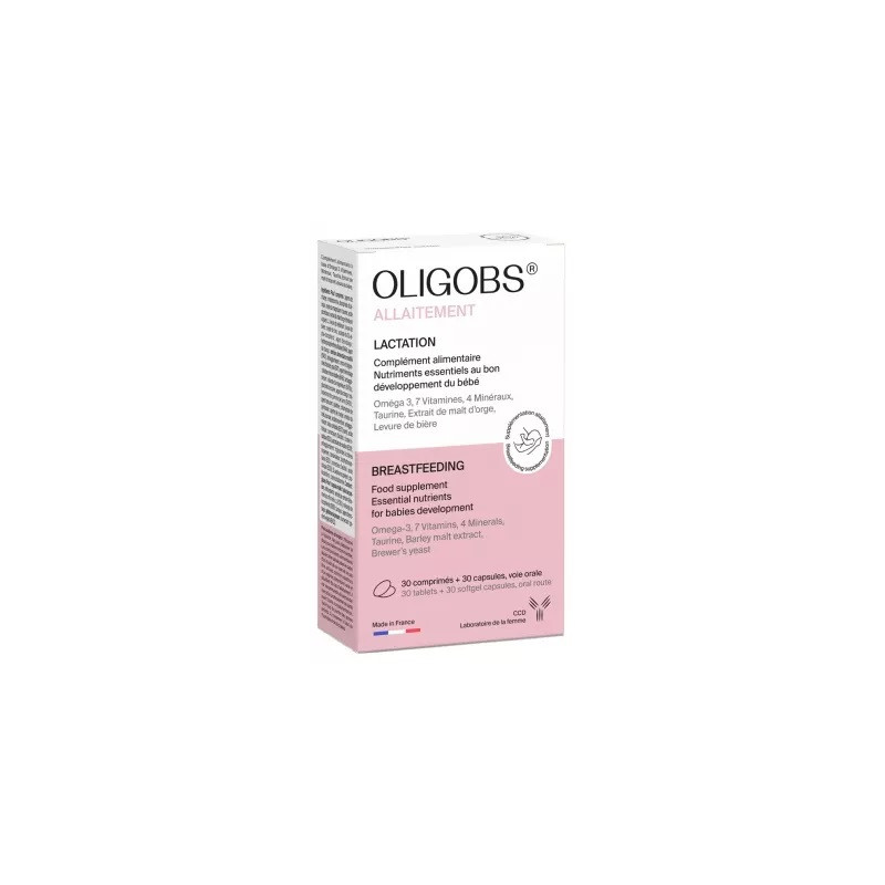 OLIGOBS Allaitement 30 Comprimés + 30 Capsules