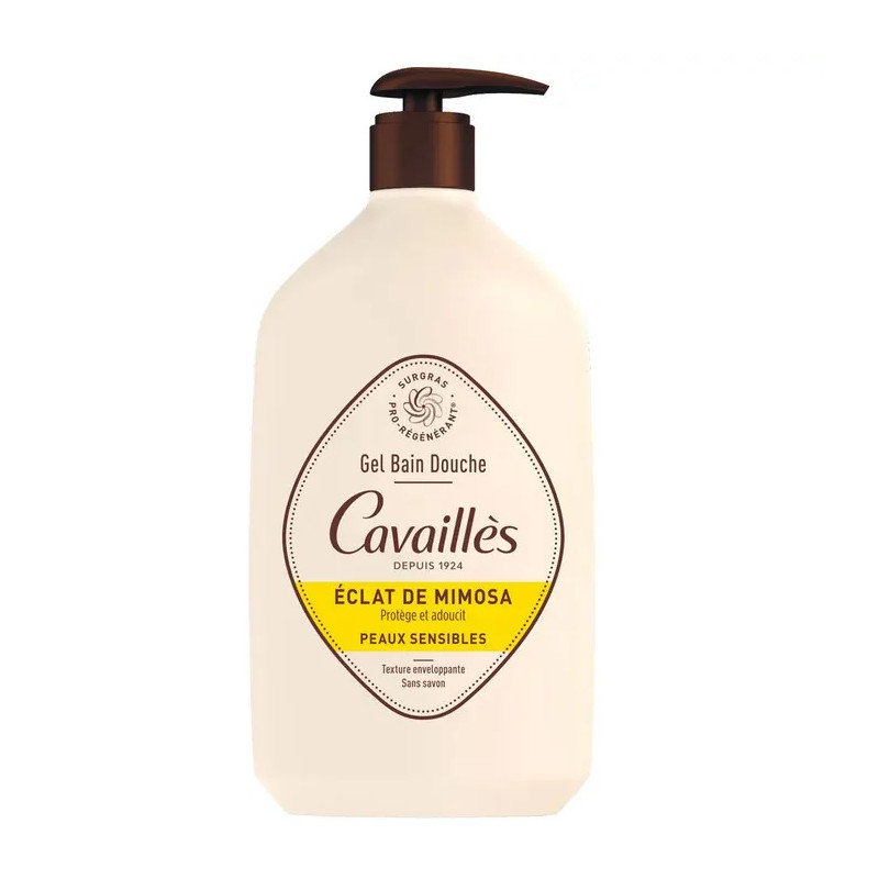 CAVAILLES Gel Bain Douche Eclat de Mimosa 1L