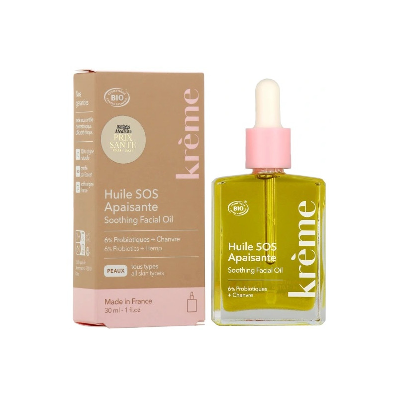 KREME Huile SOS Apaisante, 30 ml