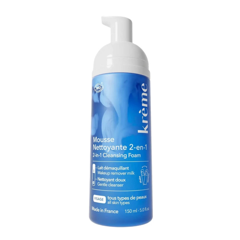 KREME Mousse Nettoyante 2-en-1, 150ml